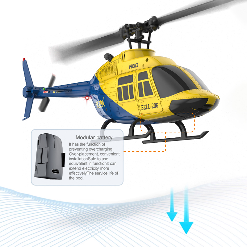 Helikopter RC A60 2.4G z 6-osi – Rc Helicopter Gyro recenzja i cena