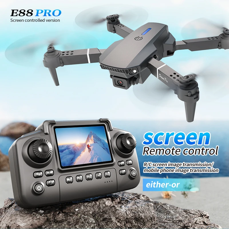 Profesjonalny dron E88 PRO z e – Rc Helicopter Case recenzja i cena