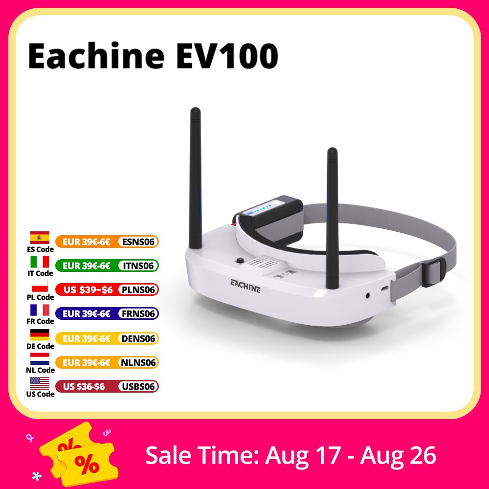 Eachine EV100 720*540 5.8G 72C – Rc Helicopter Case recenzja i cena